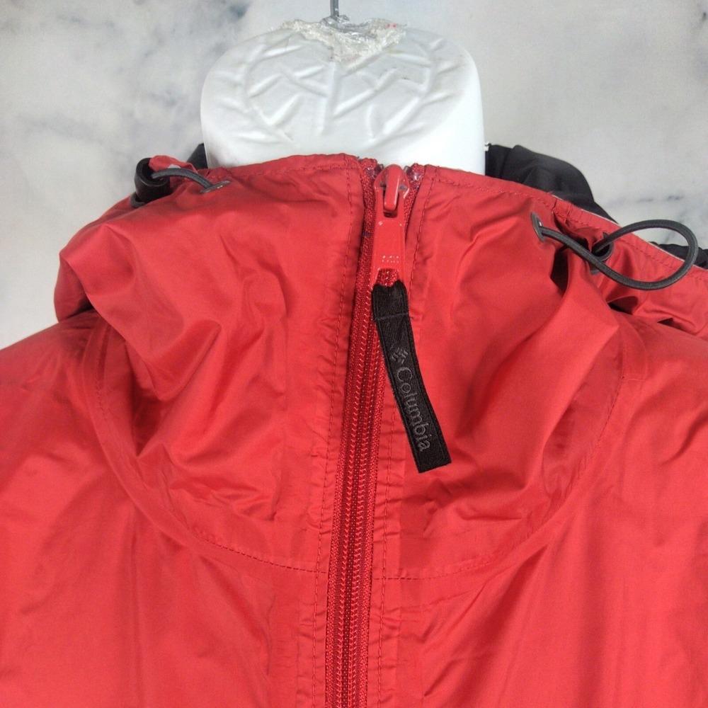 Columbia Canyon Creek Waterproof Jacket Red Black Men XL - Picture 4 of 11